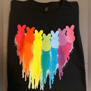 Melting Peeps Easter SS Shirt Size Large